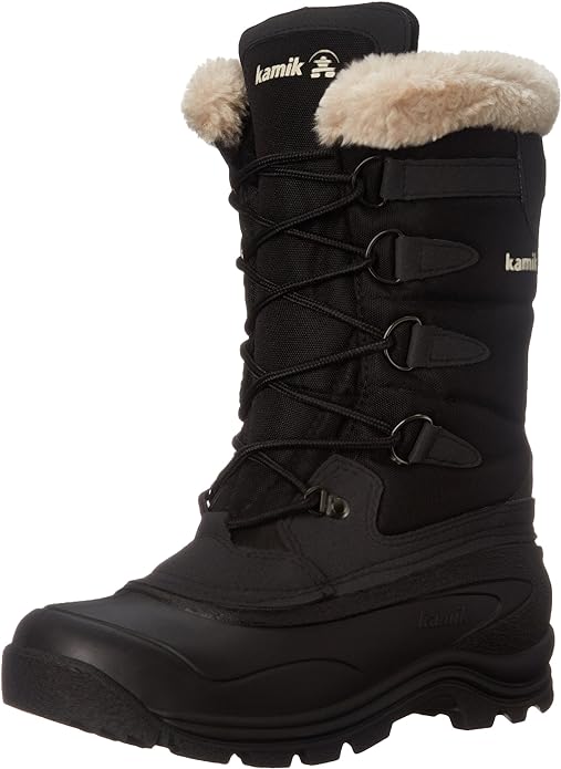 Kamik Shellback winter boots - a detailed view showcasing the waterproof shell and insulated lining.